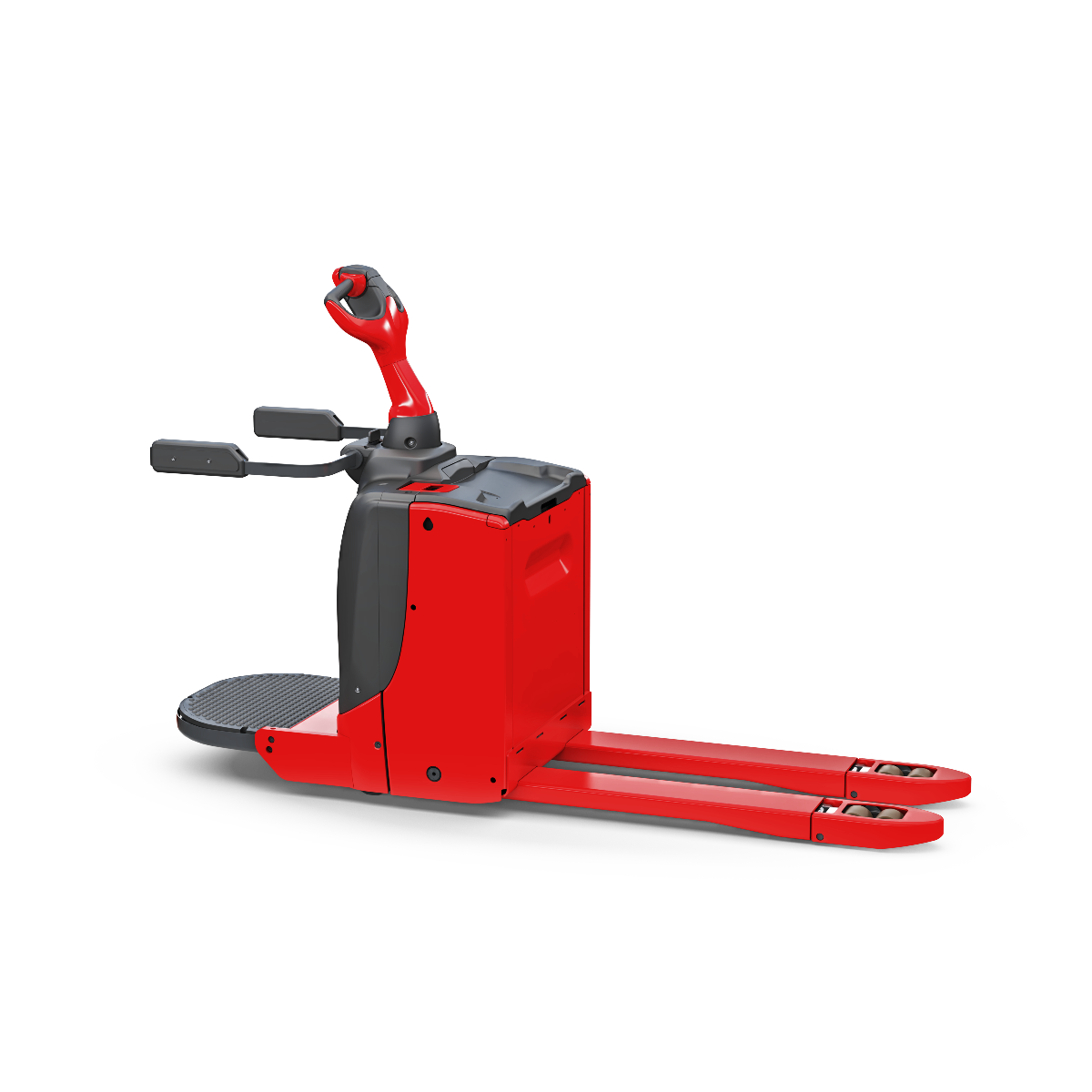 Linde elektrische transpallet met staplatform T16-T20P