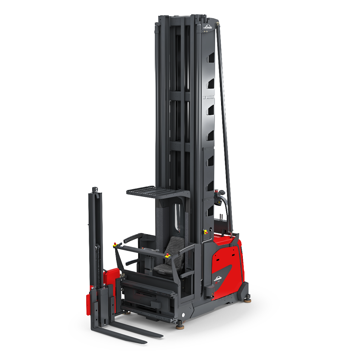 Linde geautomatiseerde smallegangentruck K-MATIC