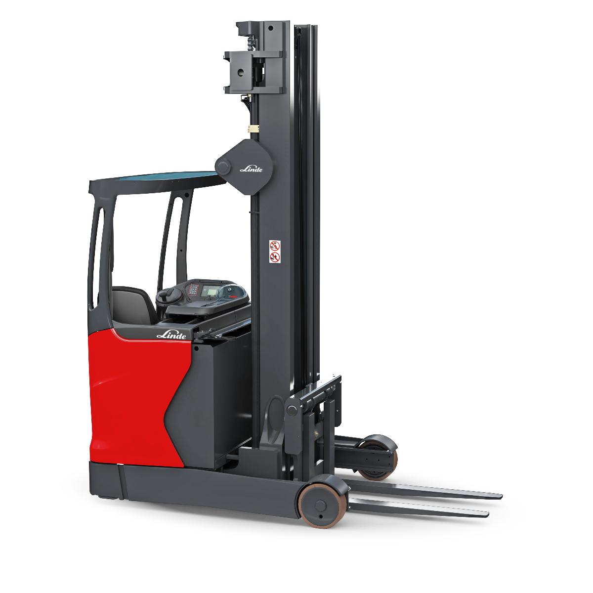 Linde R16 Reachtruck vrijstaand