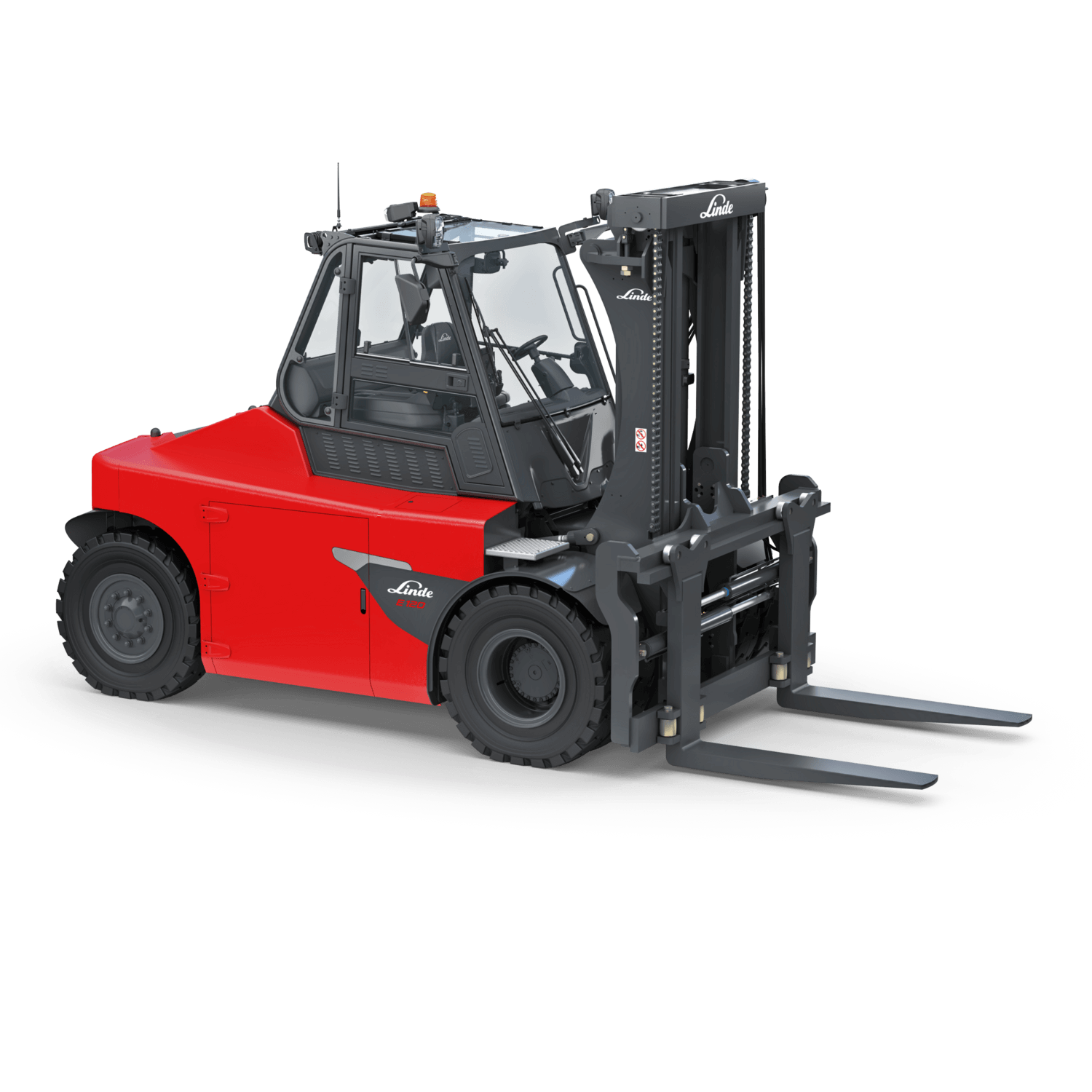 Zware elektrische heftruck Linde E100-E180 vrijstaand