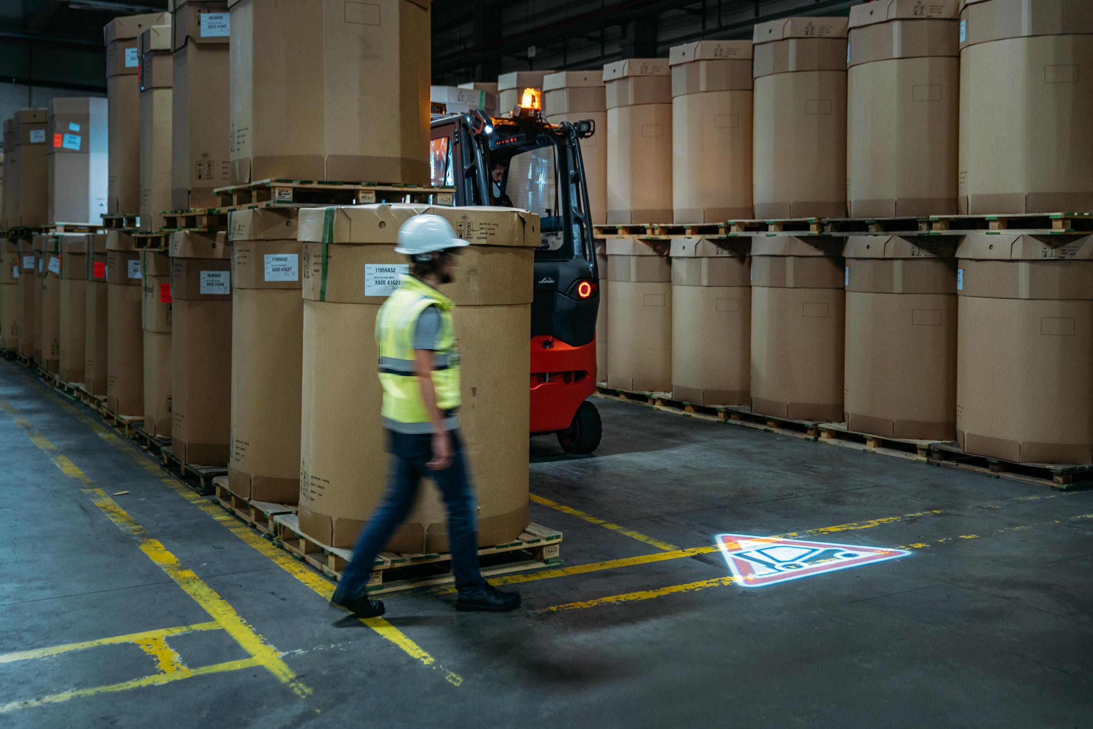 Linde TruckSpot veilig intern transport