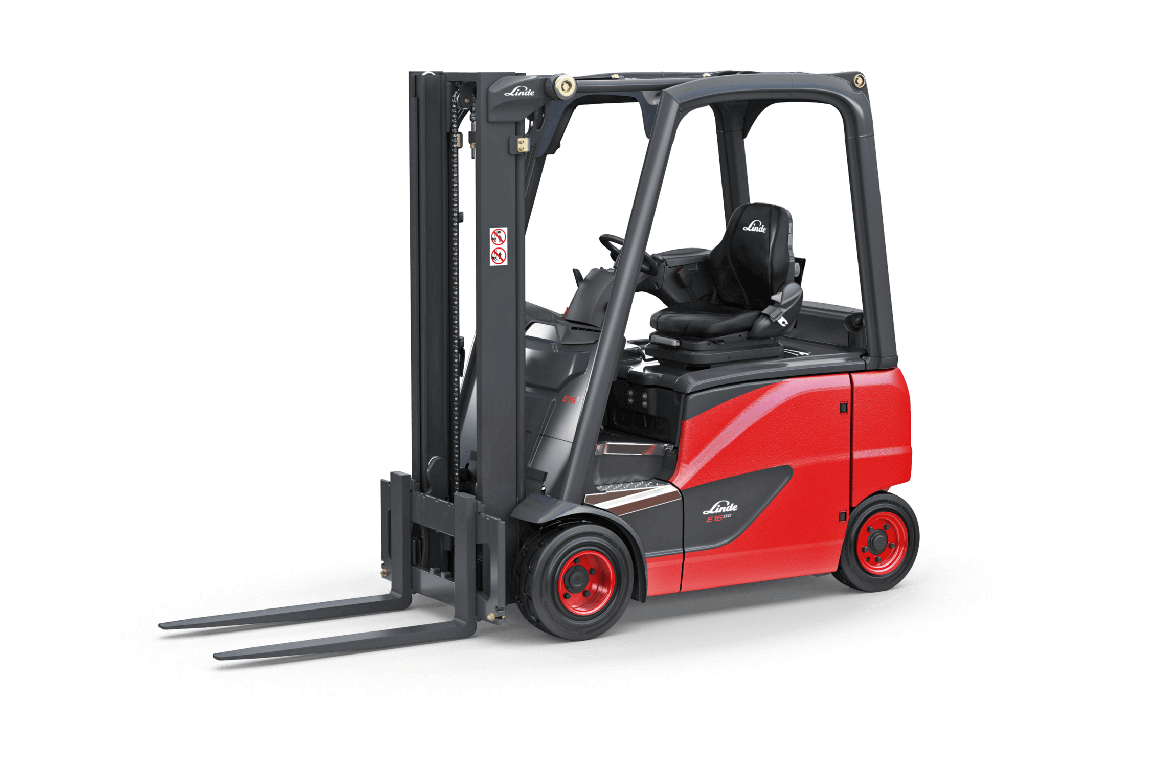 Linde elektrische heftrucks E16 E20 EVO vierwiel vrijstaand