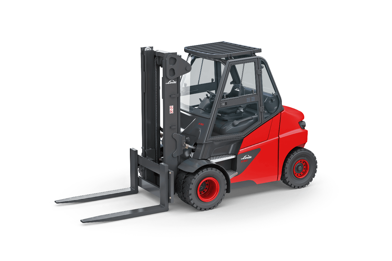 Linde elektrische heftruck E80 vrijstaand