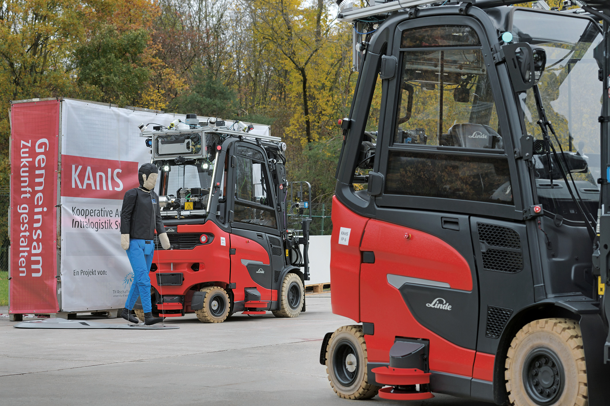 Autonome Linde heftrucks