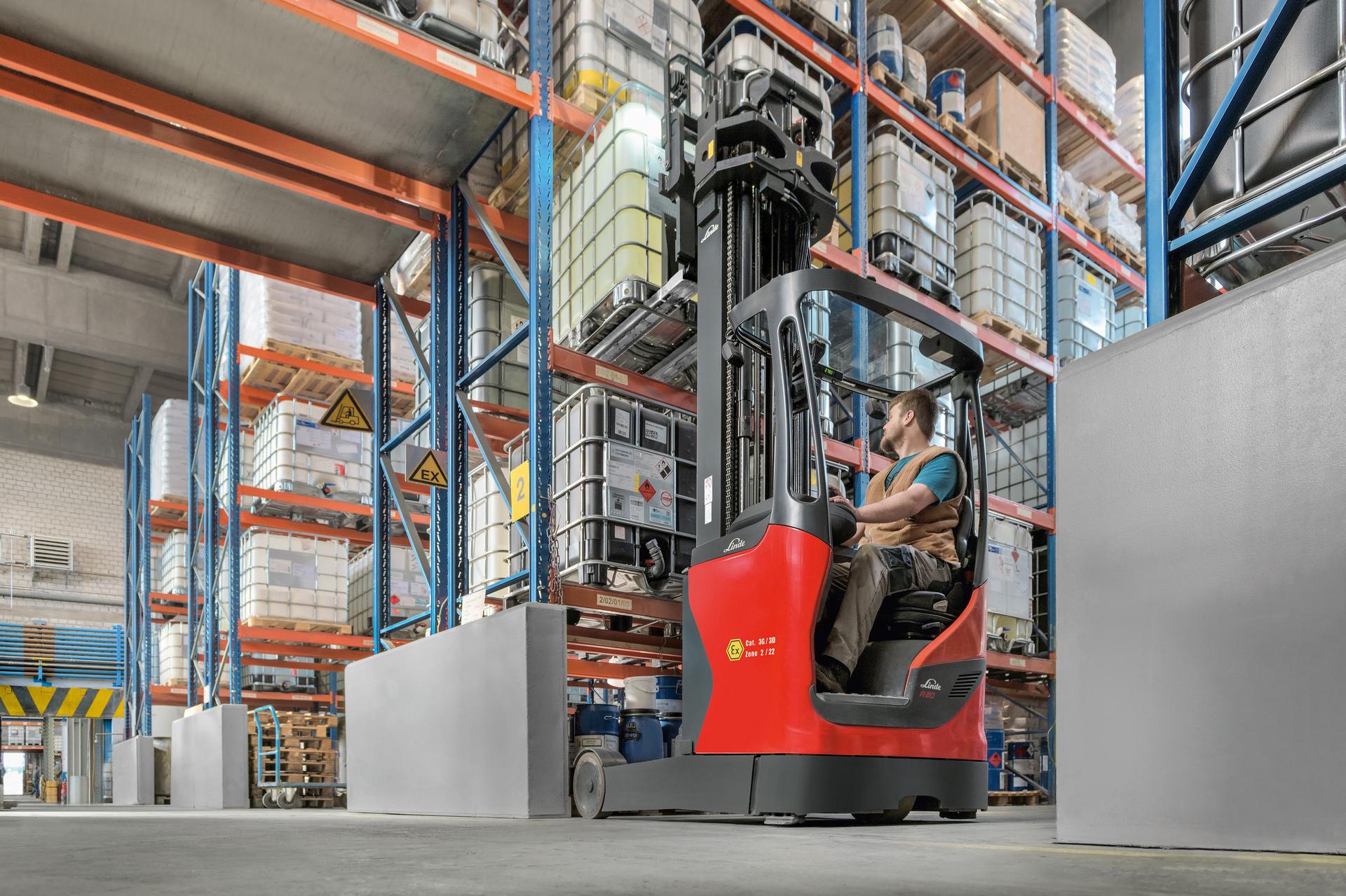 Linde Reachtruck Atex gecertificeerd