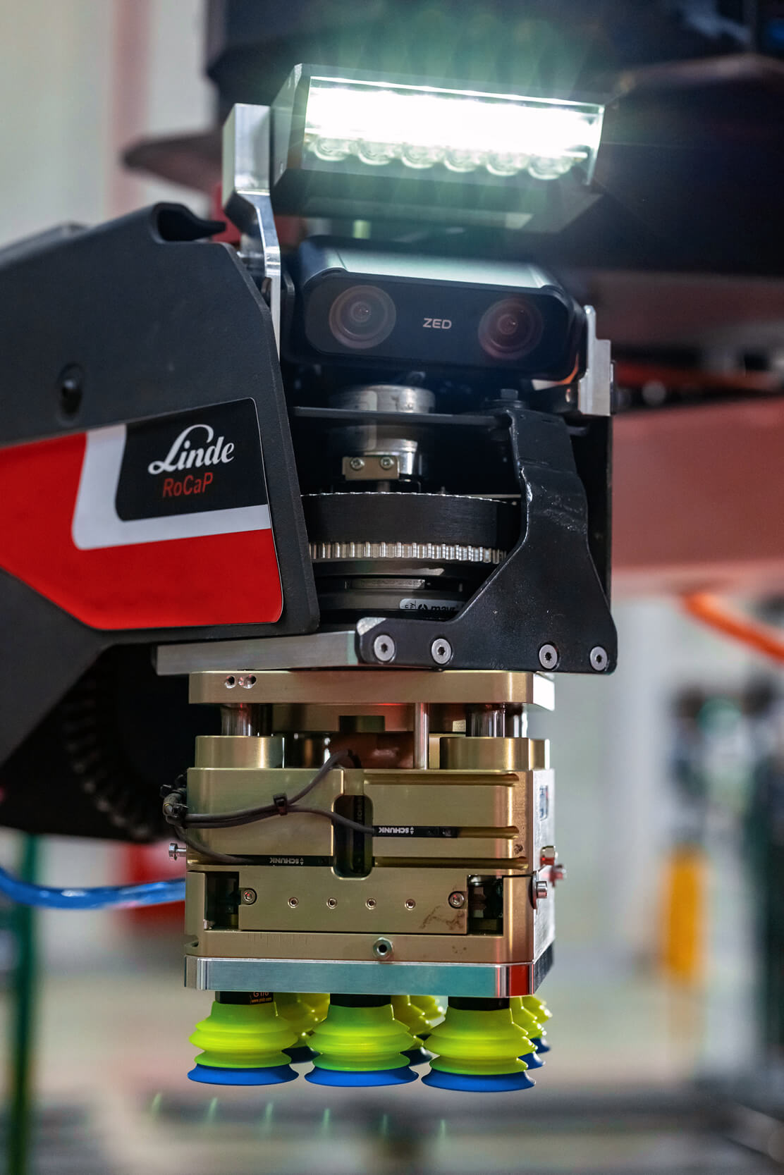 Robotarm autonome Linde RoCaP orderpicktruck