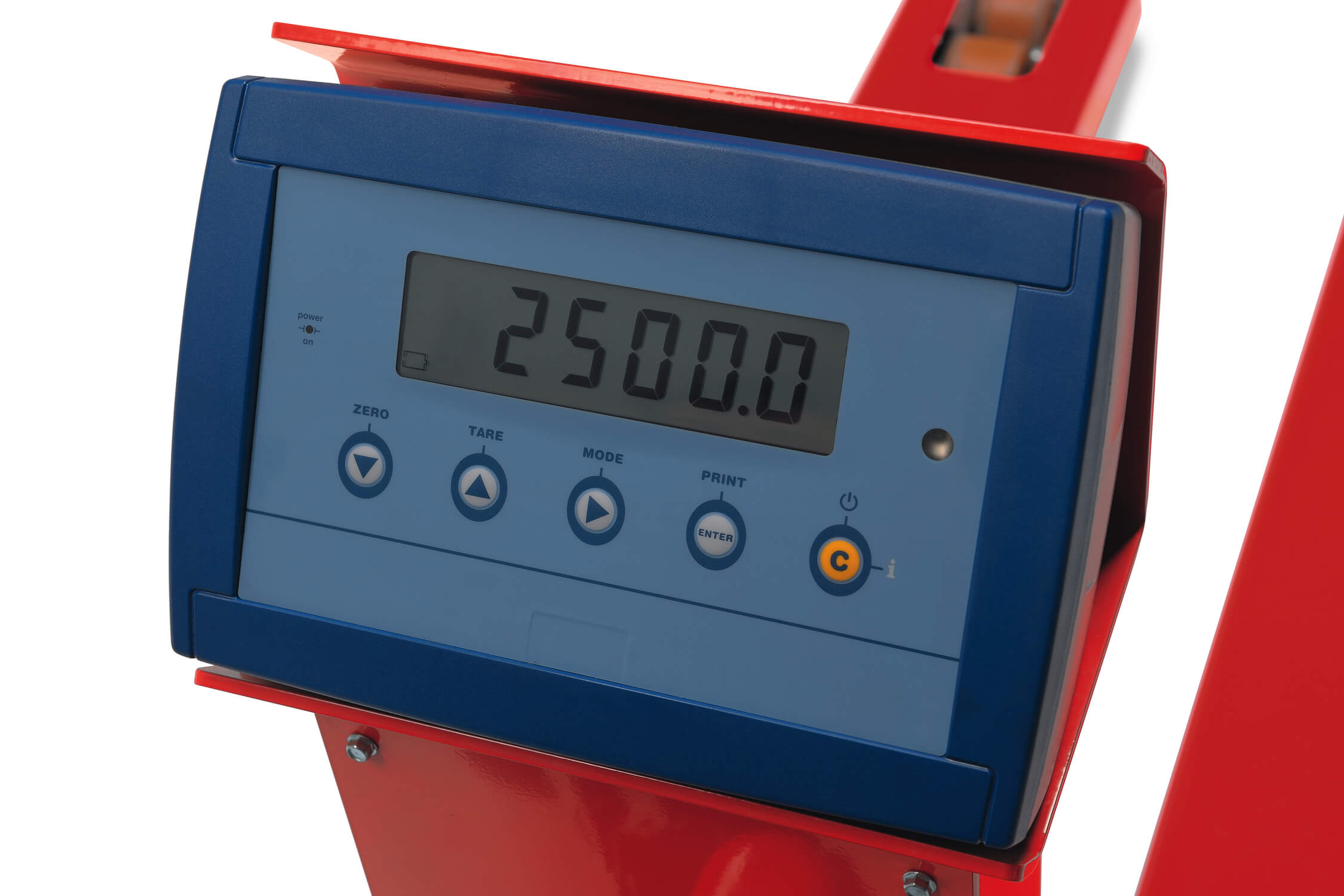 Weegschaal scherm manuele transpallet Linde M25 Scale+