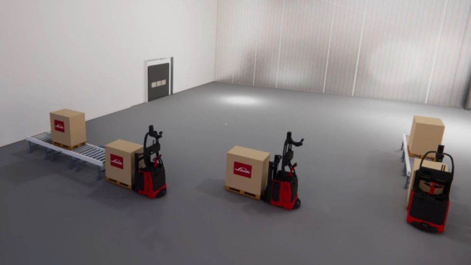 Automatisatie transportband naar transportband