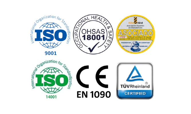 Magazijnstellingen Motrac certificeringen
