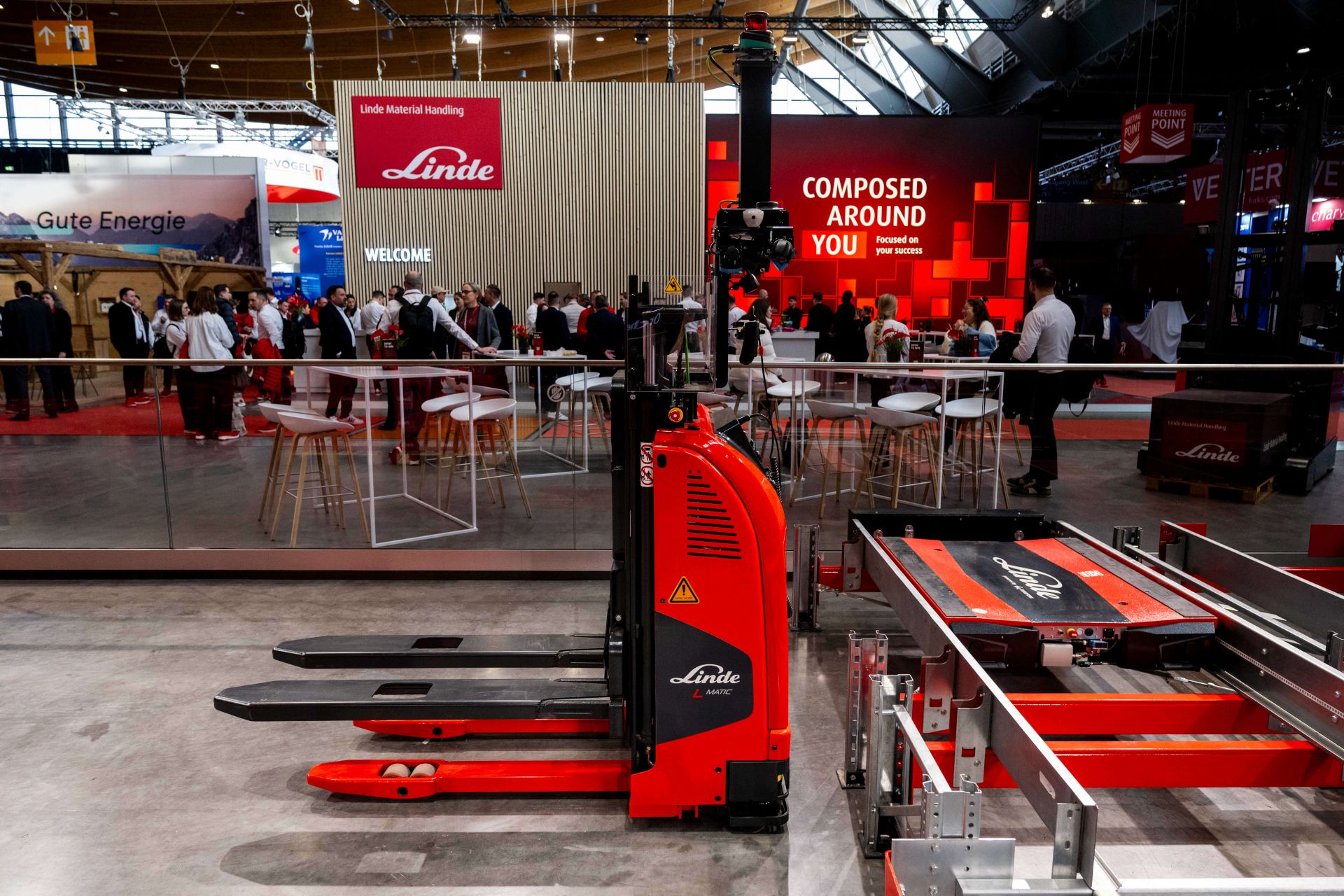 Beursstand Linde Material Handling op de LogiMAT 2026