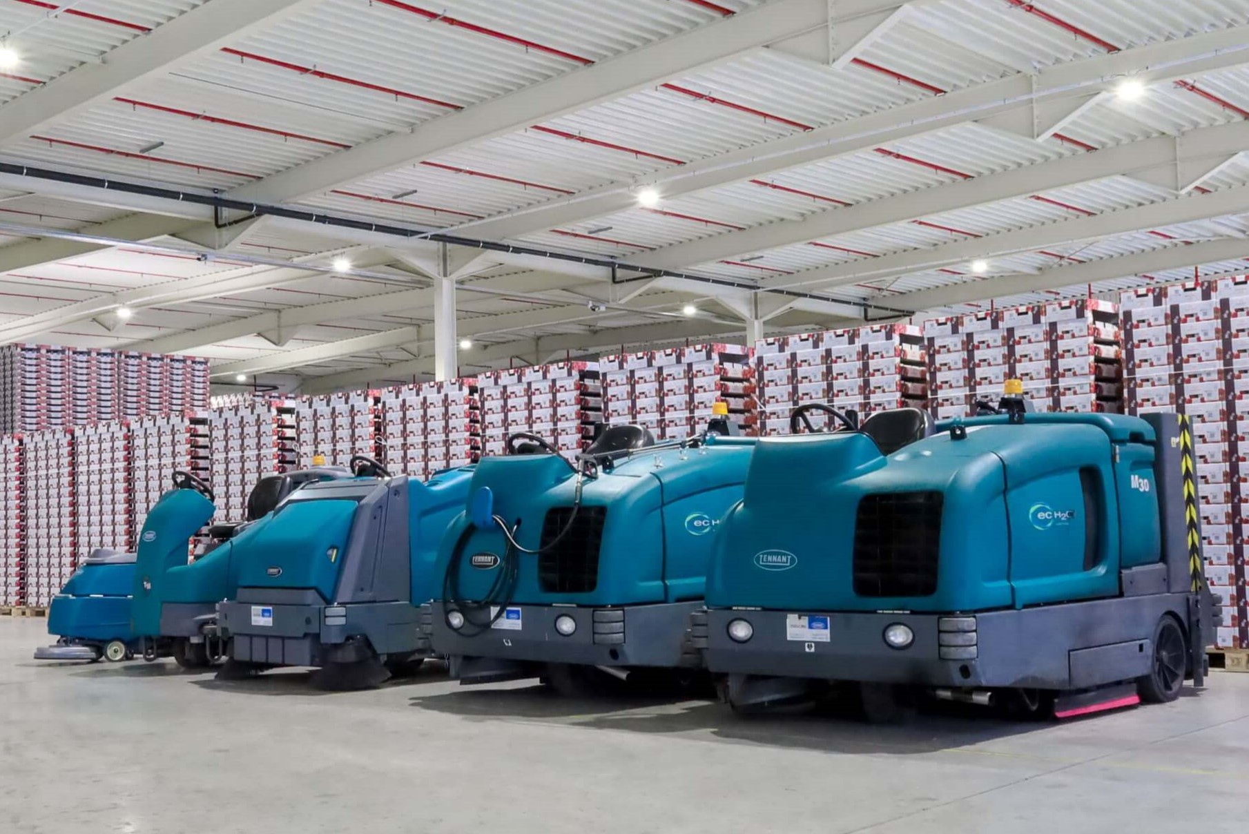 Overzicht Tennant reinigingsmachines Coöperatie Hoogstraten